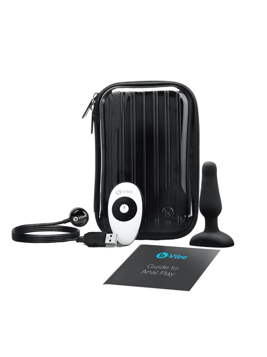 B-Vibe | Novice Plug : Black — Butt Plugs by B-Vibe