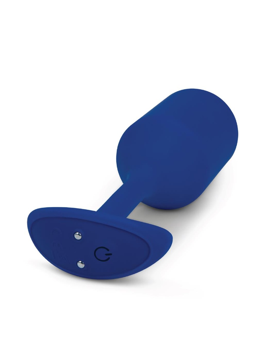 B-Vibe | Vibrating Snug Plug | XL : Navy — product photo 3