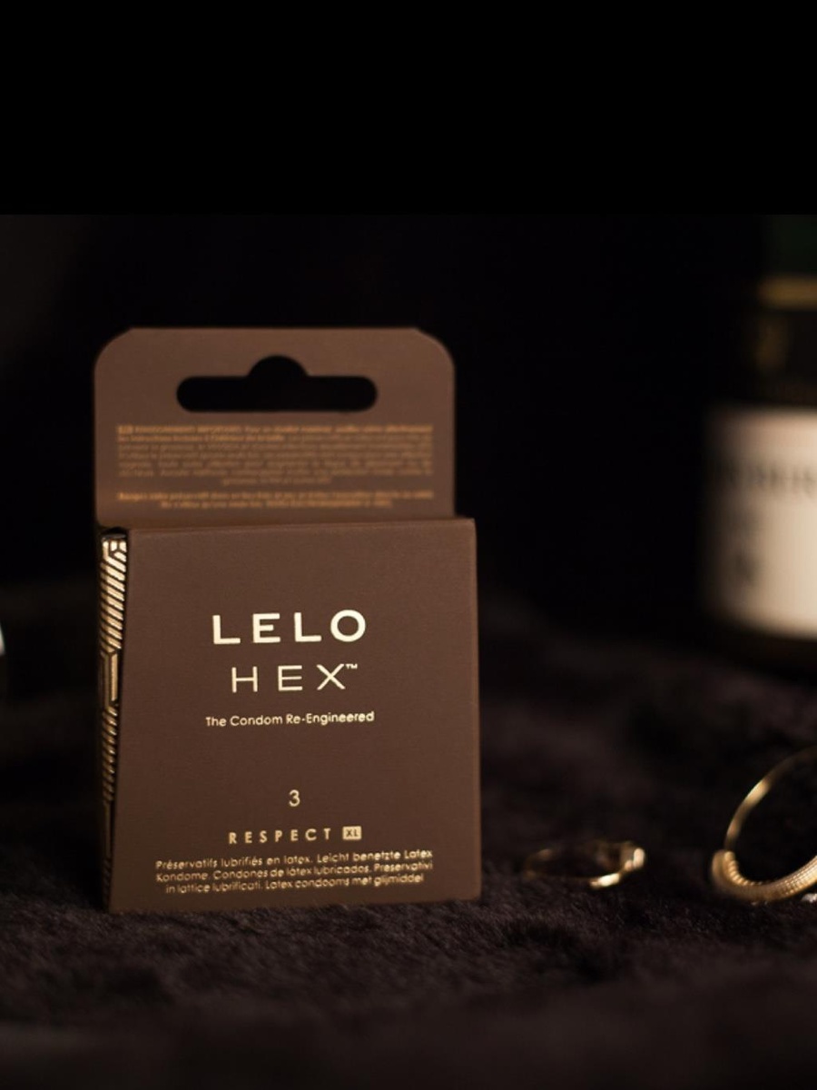 Lelo Hex Condoms Respect XL 3 Pack — Condoms by Lelo