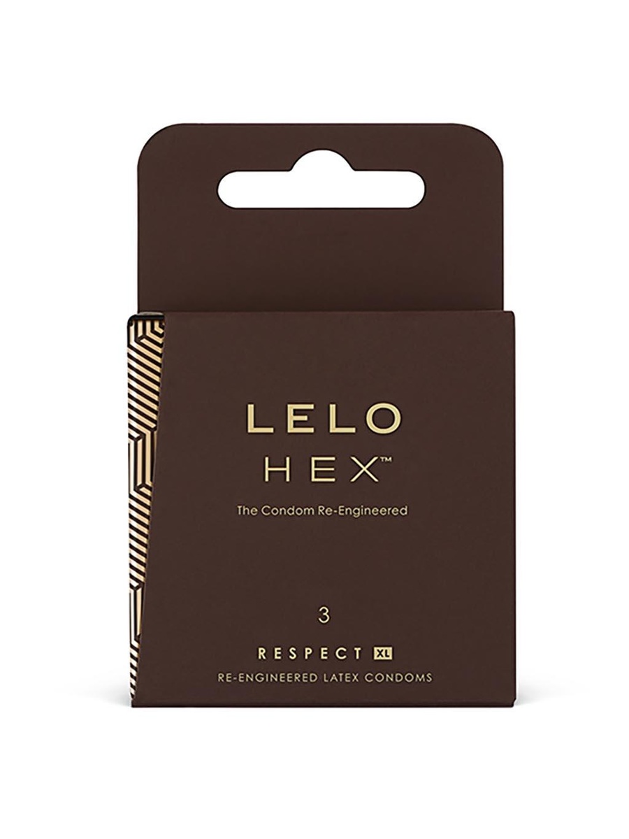 Lelo Hex Condoms Respect XL 3 Pack — product photo 2