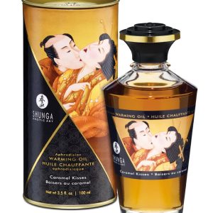 Shunga | Intimate Kisses Oil | 100ml : Caramel Kisses — Massage Oils & Candles by Shunga