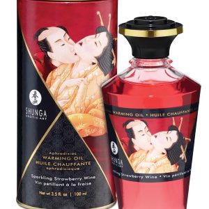 Shunga | Intimate Kisses Oil | 100ml : Strawberry — Massage Oils & Candles by Shunga