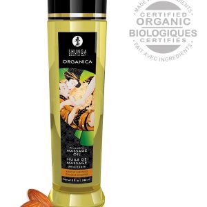 Shunga | Massage Oil Organica | 240ml : Almond Sweetness — Massage Oils & Candles by Shunga