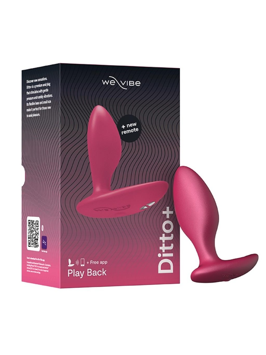 We-Vibe | Ditto Plus : Cosmic Pink — Butt Plugs by We-Vibe
